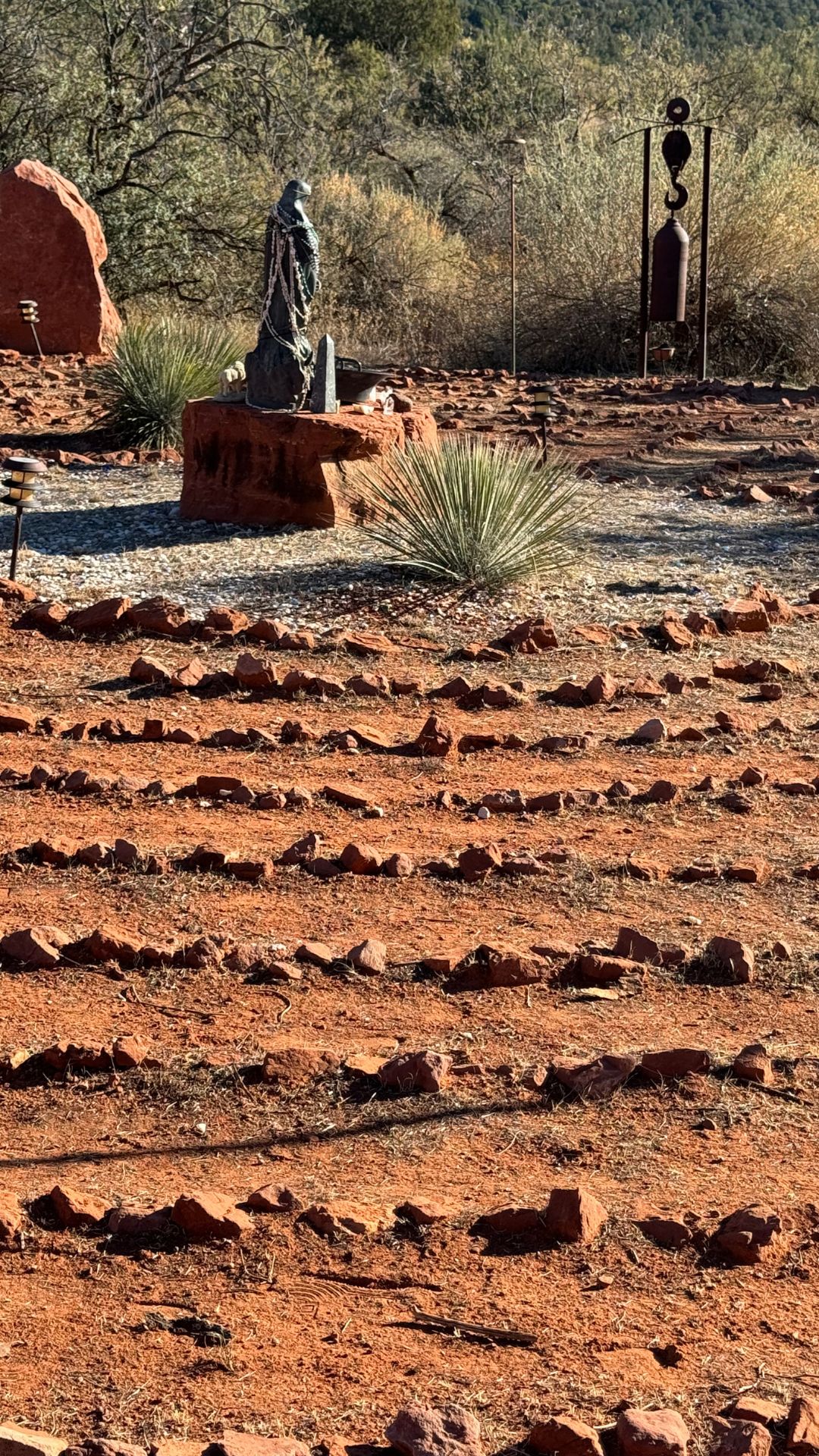 Labyrinth with Mother Mary at the Vortex