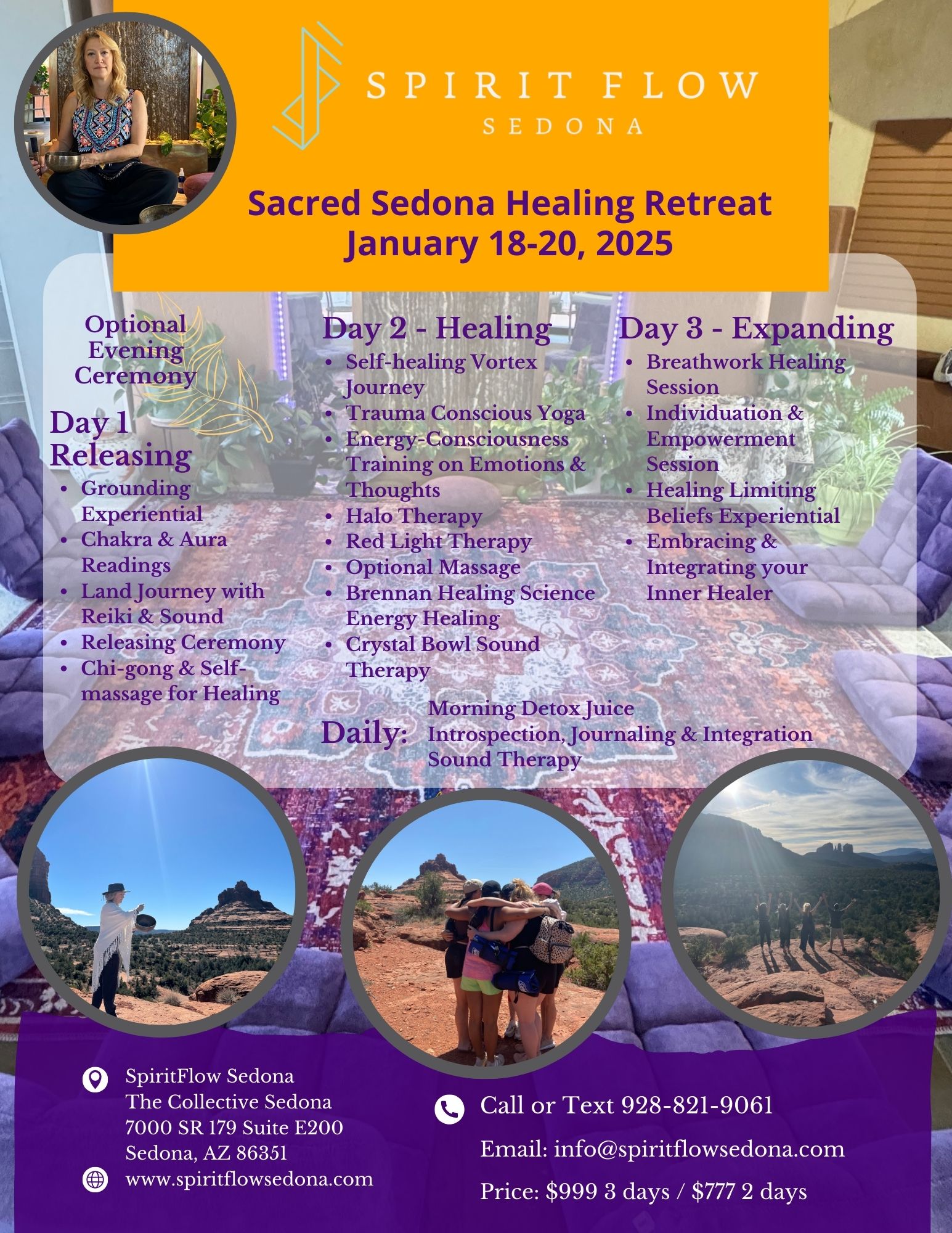 Sedona retreat January 2025